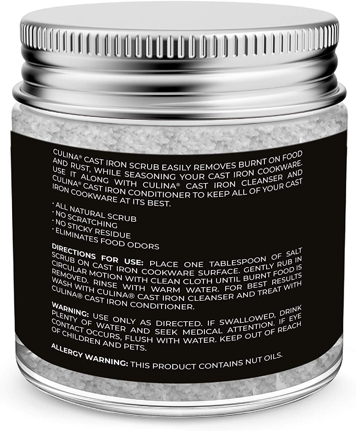 Culina Cast Iron Essentials Kit: Scrub, Soap & Oil