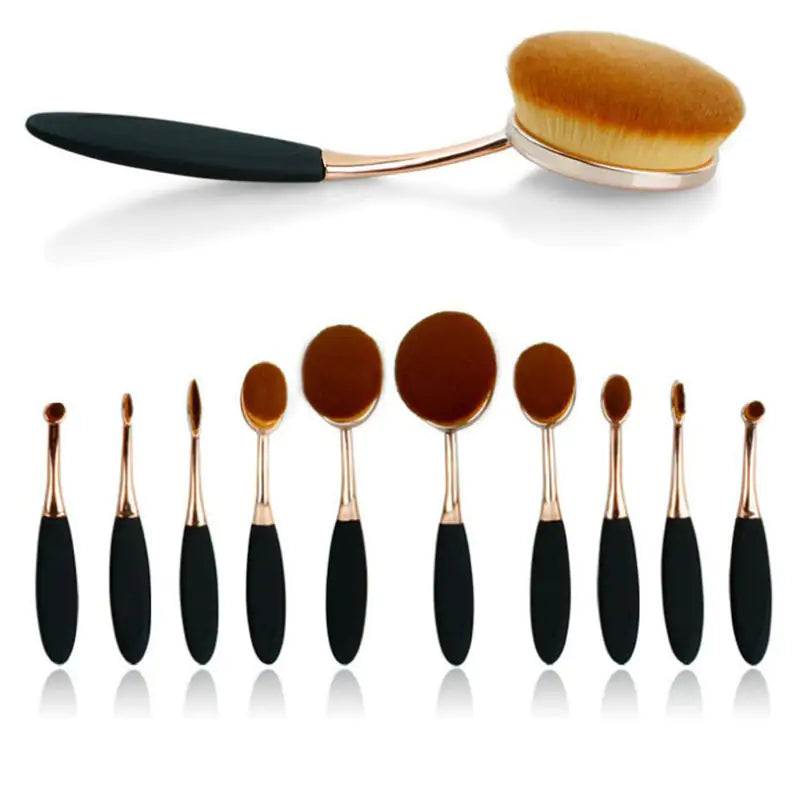 Oval Pro 10-Piece Brush Set