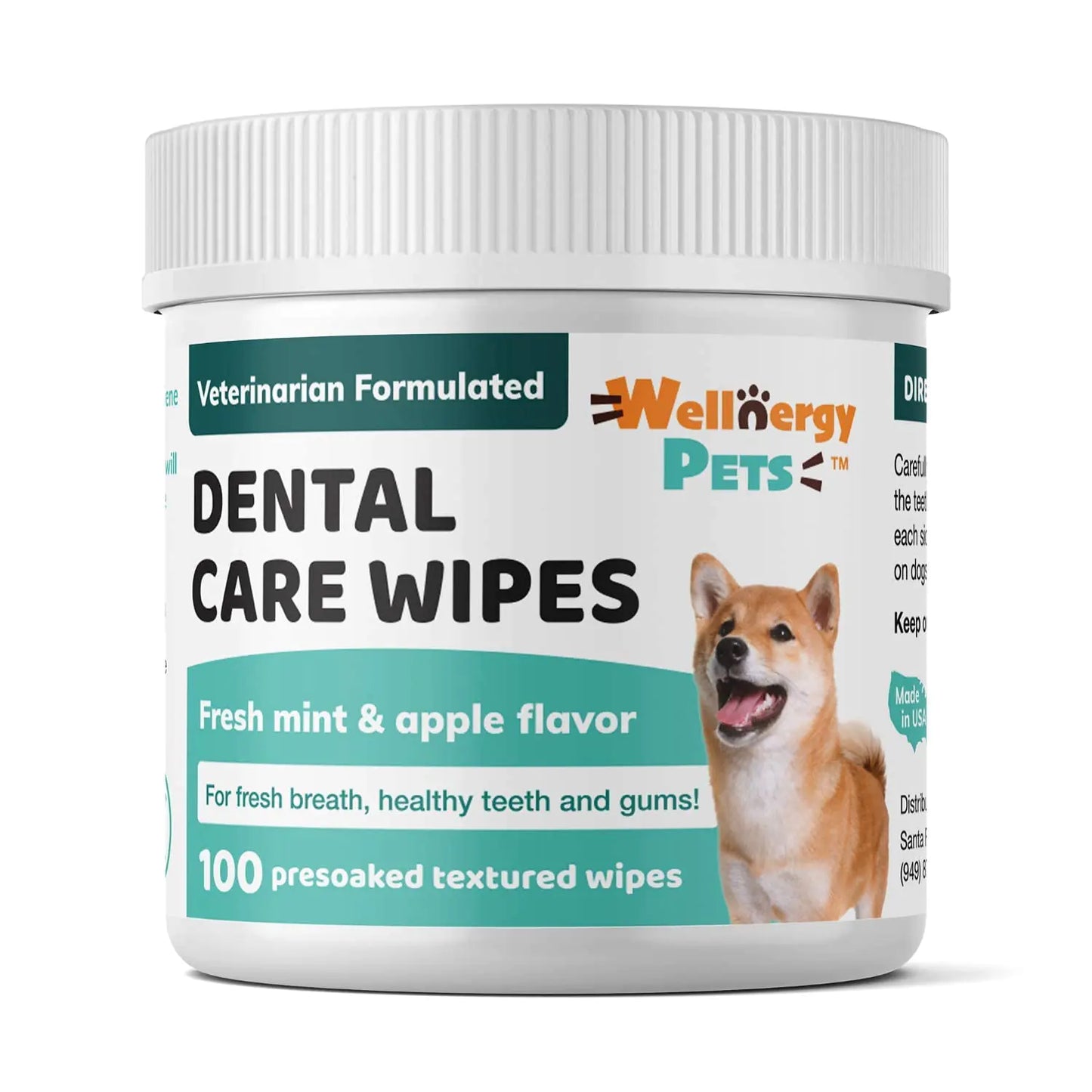 Pet's Dental Wipes For Pets