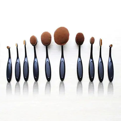 Oval Pro 10-Piece Brush Set