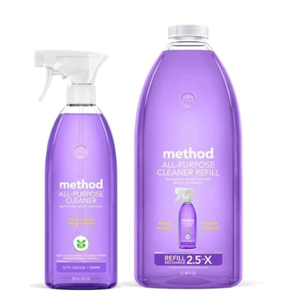 Method Lavender All-Purpose Cleaner Bottle & Refill Set