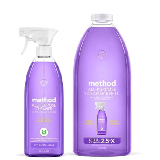 Method Lavender All-Purpose Cleaner Bottle & Refill Set