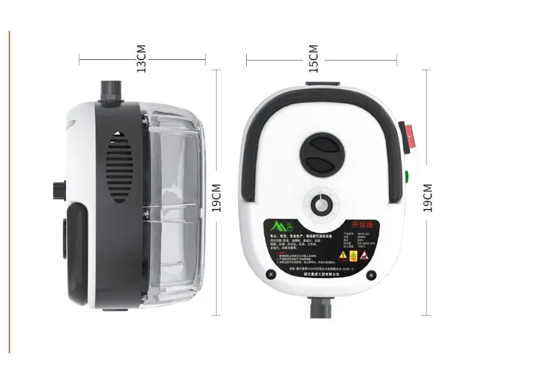 2500W Handheld Steam Cleaners - GleamGenie
