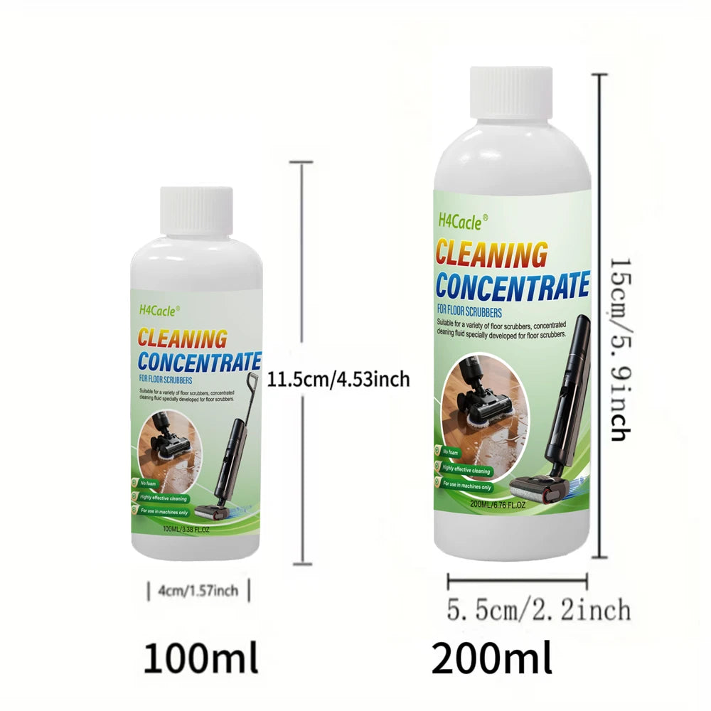 Multi-Surface Floor Cleaner Concentrate for Robot Vacuums Floor Cleaning Solution for Floor Scrubbers, Sweeping & Washing Robots GleamGenie