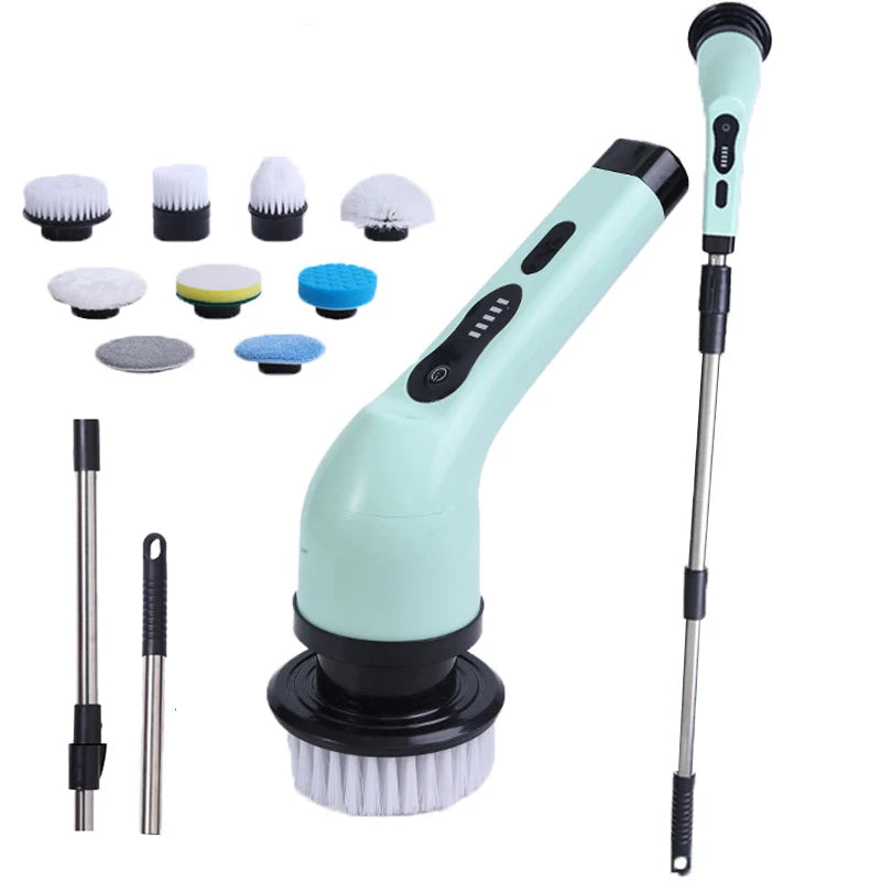9-in-1 Electric Cleaning Scrubber - GleamGenie