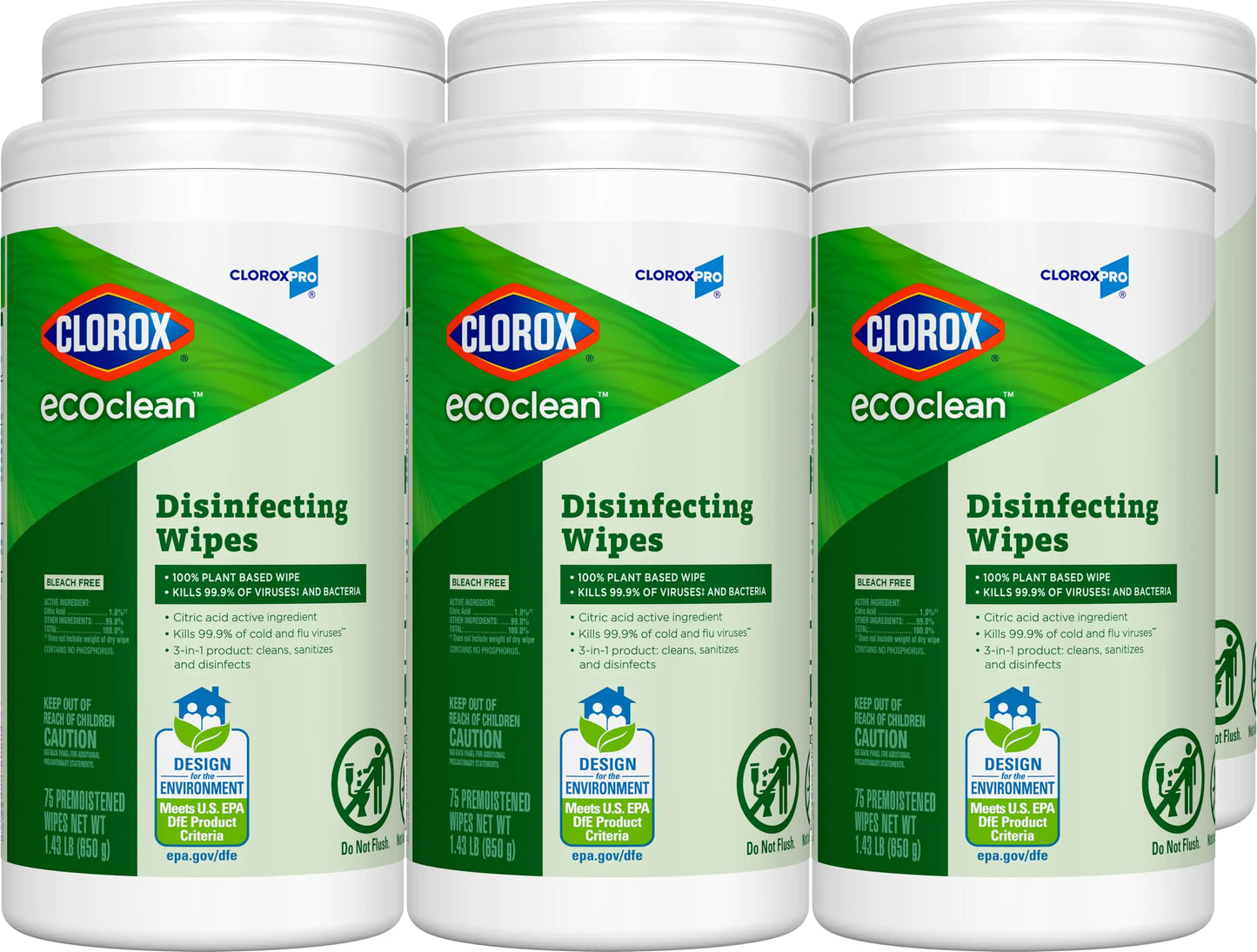 CloroxPro EcoClean Disinfecting Wipes