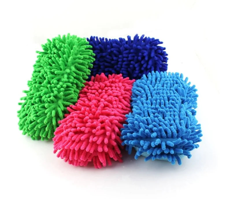 Chenille Auto Clean Sponge