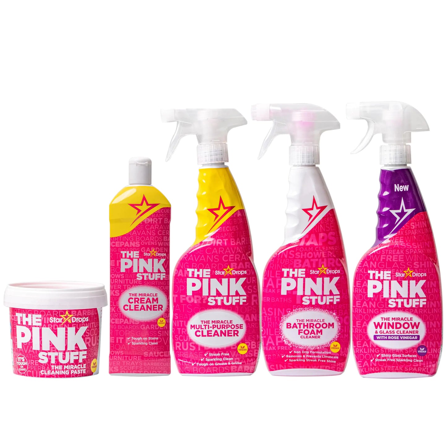 Pink Miracle Cleaning Suite - Multi-Purpose Bundle