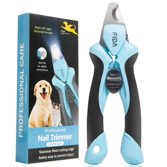 Pet Nail Clippers with LED Light