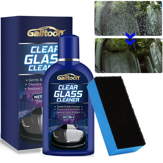 Car Glass Oil Film Cleaner with Sponge