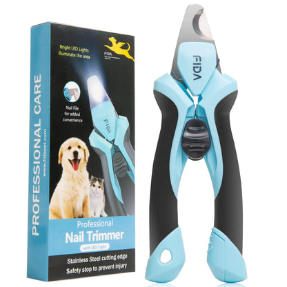 Pet Nail Clippers with LED Light