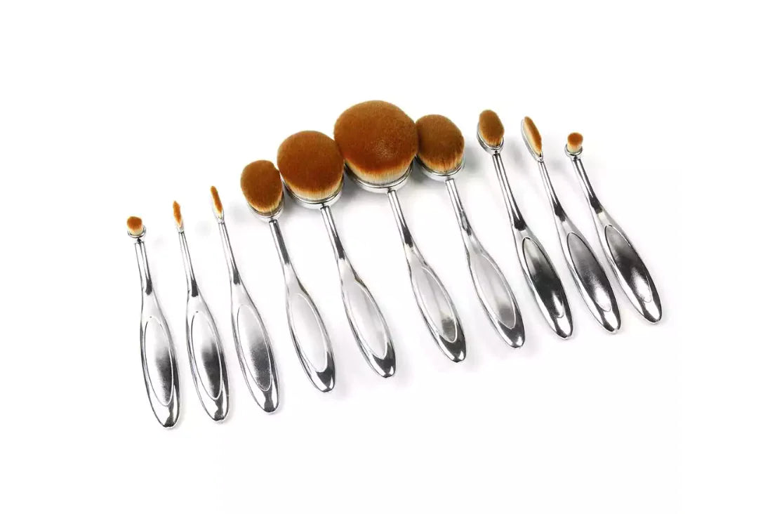 Oval Pro 10-Piece Brush Set